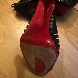 Christian Louboutin Red Sole Black Heels